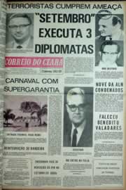 Página do jornal Correio do Ceará de março de 1973