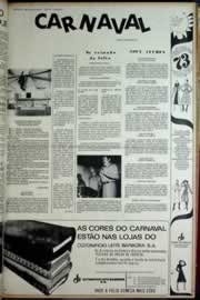 Página do jornal Correio do Ceará de março de 1973