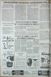 Página do jornal Correio do Ceará de março de 1973
