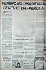 Página do jornal Correio do Ceará de março de 1973