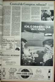 Página do jornal Correio do Ceará de março de 1973