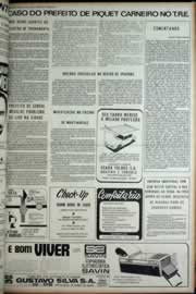 Página do jornal Correio do Ceará de março de 1973