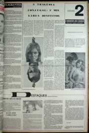 Página do jornal Correio do Ceará de março de 1973