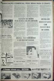 Página do jornal Correio do Ceará de março de 1973
