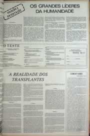 Página do jornal Correio do Ceará de março de 1973