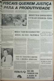 Página do jornal Correio do Ceará de março de 1973