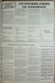 Página do jornal Correio do Ceará de março de 1973