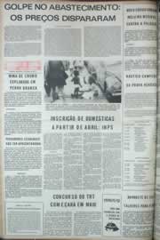 Página do jornal Correio do Ceará de março de 1973