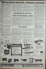 Página do jornal Correio do Ceará de março de 1973