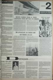 Página do jornal Correio do Ceará de março de 1973