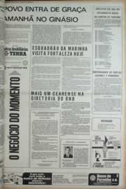 Página do jornal Correio do Ceará de março de 1973
