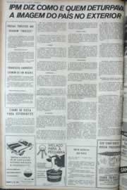 Página do jornal Correio do Ceará de março de 1973
