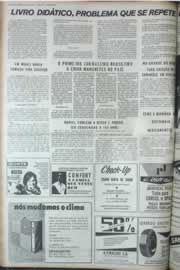 Página do jornal Correio do Ceará de março de 1973