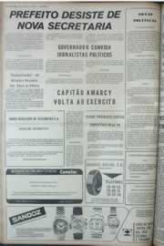 Página do jornal Correio do Ceará de março de 1973