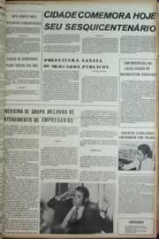 Página do jornal Correio do Ceará de março de 1973