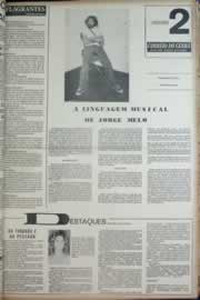 Página do jornal Correio do Ceará de março de 1973