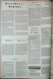 Página do jornal Correio do Ceará de março de 1973