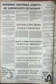 Página do jornal Correio do Ceará de março de 1973