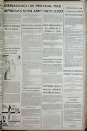 Página do jornal Correio do Ceará de março de 1973