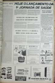 Página do jornal Correio do Ceará de março de 1973