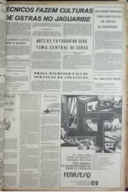 Página do jornal Correio do Ceará de março de 1973