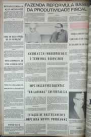 Página do jornal Correio do Ceará de março de 1973