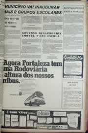 Página do jornal Correio do Ceará de março de 1973