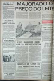 Página do jornal Correio do Ceará de março de 1973