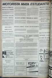 Página do jornal Correio do Ceará de março de 1973