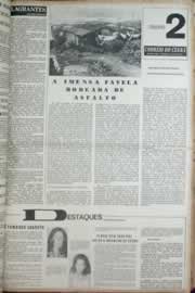 Página do jornal Correio do Ceará de março de 1973