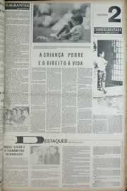 Página do jornal Correio do Ceará de março de 1973