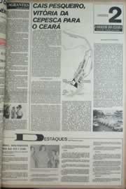 Página do jornal Correio do Ceará de abril de 1973