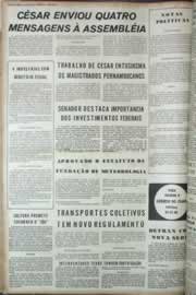 Página do jornal Correio do Ceará de abril de 1973
