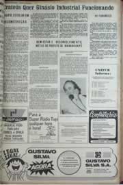 Página do jornal Correio do Ceará de abril de 1973