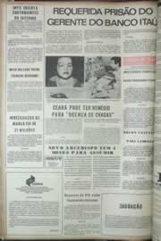Página do jornal Correio do Ceará de abril de 1973