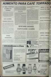 Página do jornal Correio do Ceará de abril de 1973