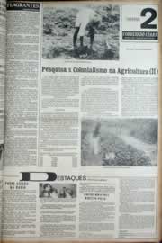 Página do jornal Correio do Ceará de abril de 1973