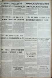 Página do jornal Correio do Ceará de abril de 1973