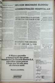 Página do jornal Correio do Ceará de abril de 1973
