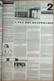 Página do jornal Correio do Ceará de abril de 1973