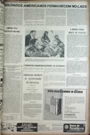 Página do jornal Correio do Ceará de abril de 1973