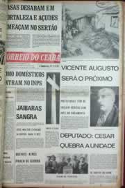 Página do jornal Correio do Ceará de abril de 1973