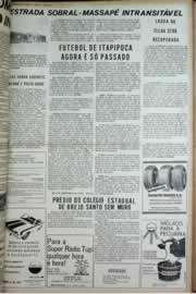 Página do jornal Correio do Ceará de abril de 1973