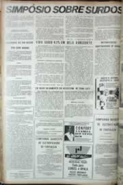 Página do jornal Correio do Ceará de abril de 1973
