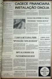 Página do jornal Correio do Ceará de abril de 1973