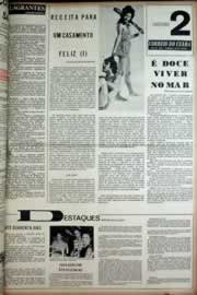 Página do jornal Correio do Ceará de abril de 1973