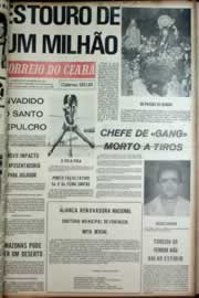 Página do jornal Correio do Ceará de abril de 1973