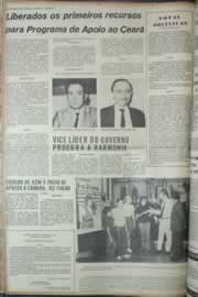 Página do jornal Correio do Ceará de abril de 1973