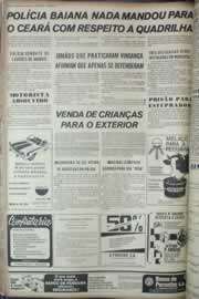 Página do jornal Correio do Ceará de abril de 1973