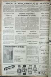 Página do jornal Correio do Ceará de abril de 1973
